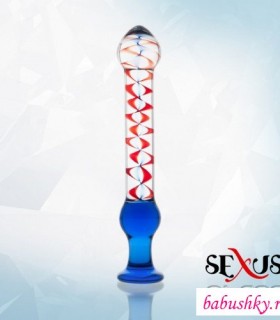 Универсальный фаллоимитатор Sexus Glass 20 см для интимных дырочек